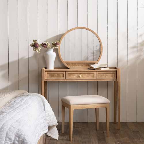 Palm Contemporary Dressing Table Stool