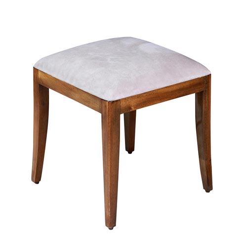 Antoinette French Upholstered Dressing Table Stool